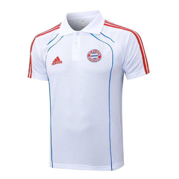 Bayern Munich Polo Fans  White 1:1 Quality Soccer Jersey  25-26