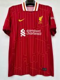 Liverpool home  Fans 1:1 Quality Soccer Jersey   24-25