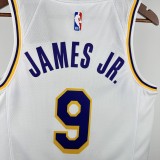 Los Angeles Lakers White #9 JAMES JR. 1:1 Quality NBA Season Jerseys 2023