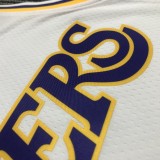 Los Angeles Lakers  75 Year  White #23  JAMES 1:1 Quality NBA Season Jerseys 2022