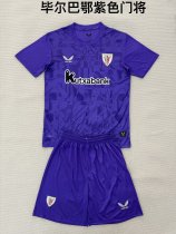 Athletic Bilbao  Goalkeeper  Purple Fans  (Kids and Man)  1:1 Quality Soccer Jersey  25-26