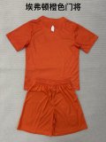 Everton Goalkeeper Orange  Kids 1:1 Quality Soccer Jersey 25-26