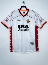 Retro Roma Away 1:1 Quality Soccer Jersey  1999-2000