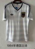 Retro Germany Home 1:1 Quality Soccer Jersey 1984