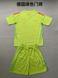 Germany goalkeeper Kids 1:1 Quality Soccer Jersey  24-25
