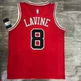 Chicago Bulls Red #8 LAVINE 1:1 Quality NBA  Season Jerseys