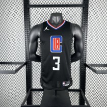 Los Angeles Clippers Jordan #3 PAUL  Black NBA Jerseys  2023