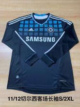 Retro  Chelsea Away Long Sleeve 1:1 Quality Soccer Jersey  2011-2012
