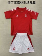 Nottingham Forest  Home kids 1:1 Quality Soccer Jersey  24-25