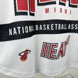 Retro Miami Heat  White  1:1 Quality NBA  Season Jerseys 2026