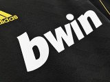Retro Real Madrid Long sleeve Away  1:1 Quality Soccer Jersey   2011-2012