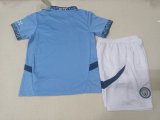 Manchester City Home Kids 1:1 Quality Soccer Jersey   24-25