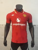 Manchester United Personalized version Special Edition  Player red black 1:1   25-26