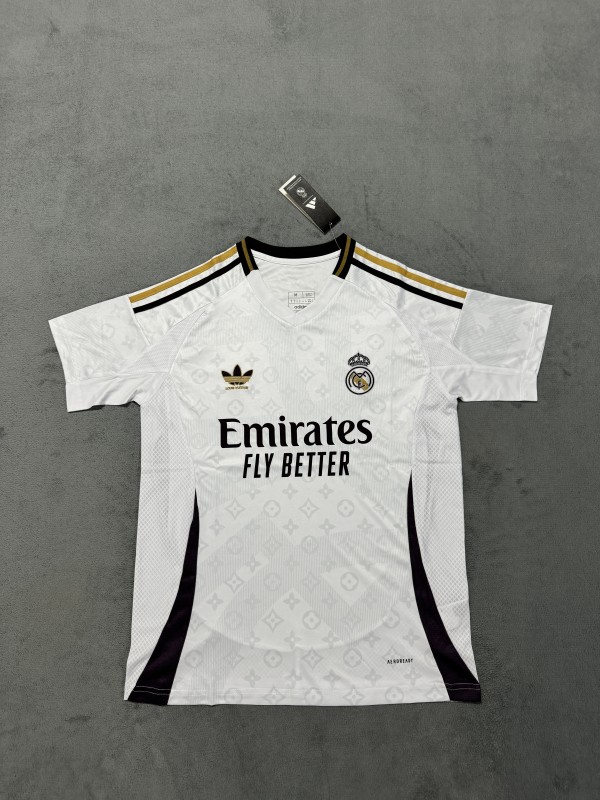 LV  Real Madrid  Special Edition  Fans  1:1 Quality Soccer Jersey  25-26