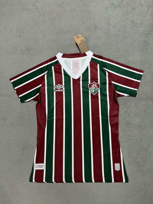 Fluminense  women  Home  Fans   1:1 Quality Soccer Jersey   25-26