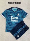 Feyenoord Rotterdam Away kids 1:1 Quality Soccer Jersey   23-24