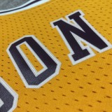 Retro Los Angeles Lakers Yollow #32 JOHNSON  1:1 Quality NBA Season Jerseys 1984-1985