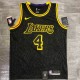 Los Angeles Lakers Black Mamba Great Snake Edition #4 RONDO  1:1 Quality NBA Season Jerseys