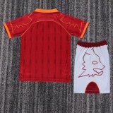 Retro Roma Home Kids 1:1 Quality Soccer Jersey 1999-2000