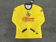 Club America home Long sleeves Fans 1:1 Quality Soccer Jersey   24-25