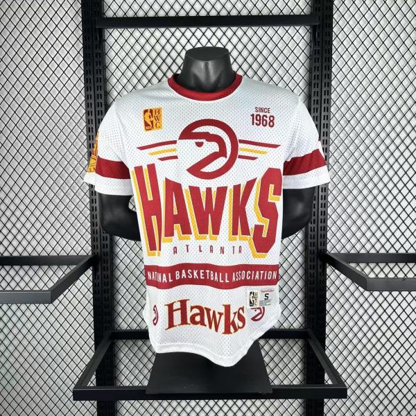 Retro Atlanta Hawks  White  1:1 Quality NBA  Season Jerseys 2026
