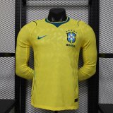 Brazil home long  player 1:1 Quality Soccer Jersey 26-27（2026）