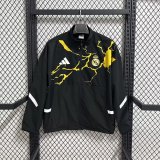 Real Madrid  Windbreaker  Black 1:1 Quality Soccer Jersey  25-26