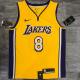 Los Angeles Lakers Kobe #8 BRYANT  Yollow V-neck NBA Jerseys