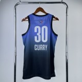 Golden State Warriors ALL-STAR Blue #30 CURRY 1:1 Quality NBA Jerseys  2023