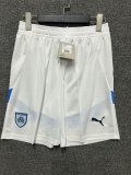 Marseille home shorts pants 1:1 Quality Soccer Jersey  24-25