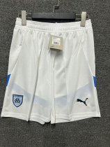 Marseille home shorts pants 1:1 Quality Soccer Jersey  24-25