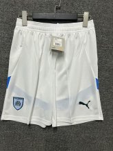 Marseille home shorts pants 1:1 Quality Soccer Jersey  24-25