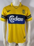 Retro Brøndby IF Home fans  1:1 Quality Soccer Jersey   1999-2000
