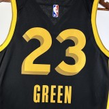 Golden State Warriors BLACK City Edition #23 GREEN 1:1 Quality NBA Season Jerseys 2024