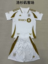 LA Galaxy   away fans kits  1:1 Quality Soccer Jersey  25-26 (kids and man )