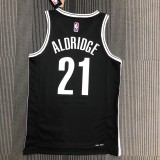 Brooklyn Nets Black #21 ALDRIDGE 1:1 Quality NBA  Season Jerseys 75 Year