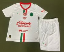 Chivas (Guadalajara )  Away Kids   1:1 Quality Soccer Jersey  25-26