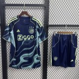 Ajax Away Fans  With Pants Sets  1:1 Quality Soccer Jersey  25-26