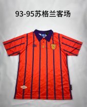 Retro Scotland Away 1:1 Quality Soccer Jersey  1993-1995