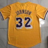 Los Angeles Lakers  Yollow #32 JOHNSON  1:1 Quality NBA Jerseys