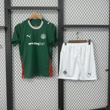 Palmeiras Home Fans  With Pants Sets 1:1 Quality Soccer Jersey   26-27 (有广告)
