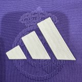 Real Madrid   Dark Purple Flower  Player 1:1 Quality Soccer Jersey   25-26