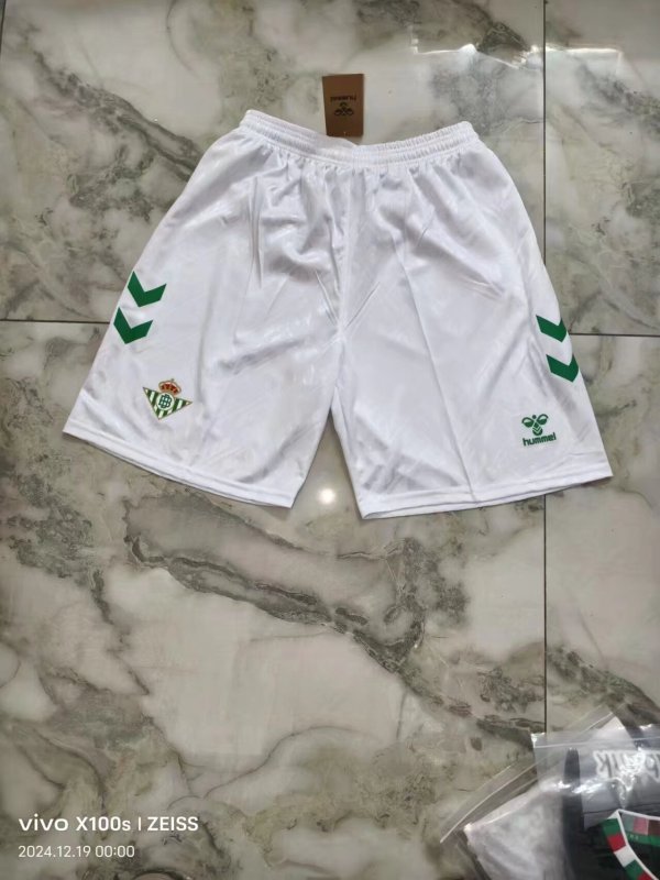 betis  home shorts pants  short pant  1:1 Quality Soccer Jersey  24-25