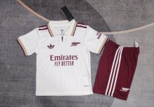 Arsenal away  Kids 1:1 Quality Soccer Jersey  25-26