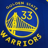 Golden State Warriors Blue V-Neck  #33 WISEMAN 1:1 Quality NBA Season Jerseys 2020