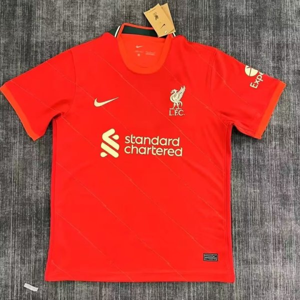 RETRO Liverpool  home FANS  1:1 Quality Soccer Jersey   2021-2022