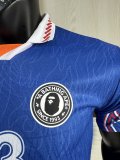 Adidas Clover streetwear brand Blue Player #93 BAPE 1:1 Quality Soccer Jersey  26-27