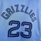 Memphis Grizzlies  Jordan Blue #23 ROSE  1:1 Quality NBA Jerseys 2021