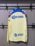 Club American home Long Sleeve  Fans 1:1 Quality Soccer Jersey    23-24