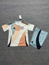 Spain Pre match uniform  kids 1:1 Quality Soccer Jersey  24-25